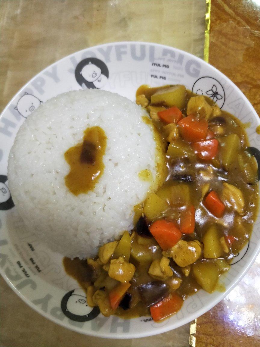 咖喱鸡肉饭