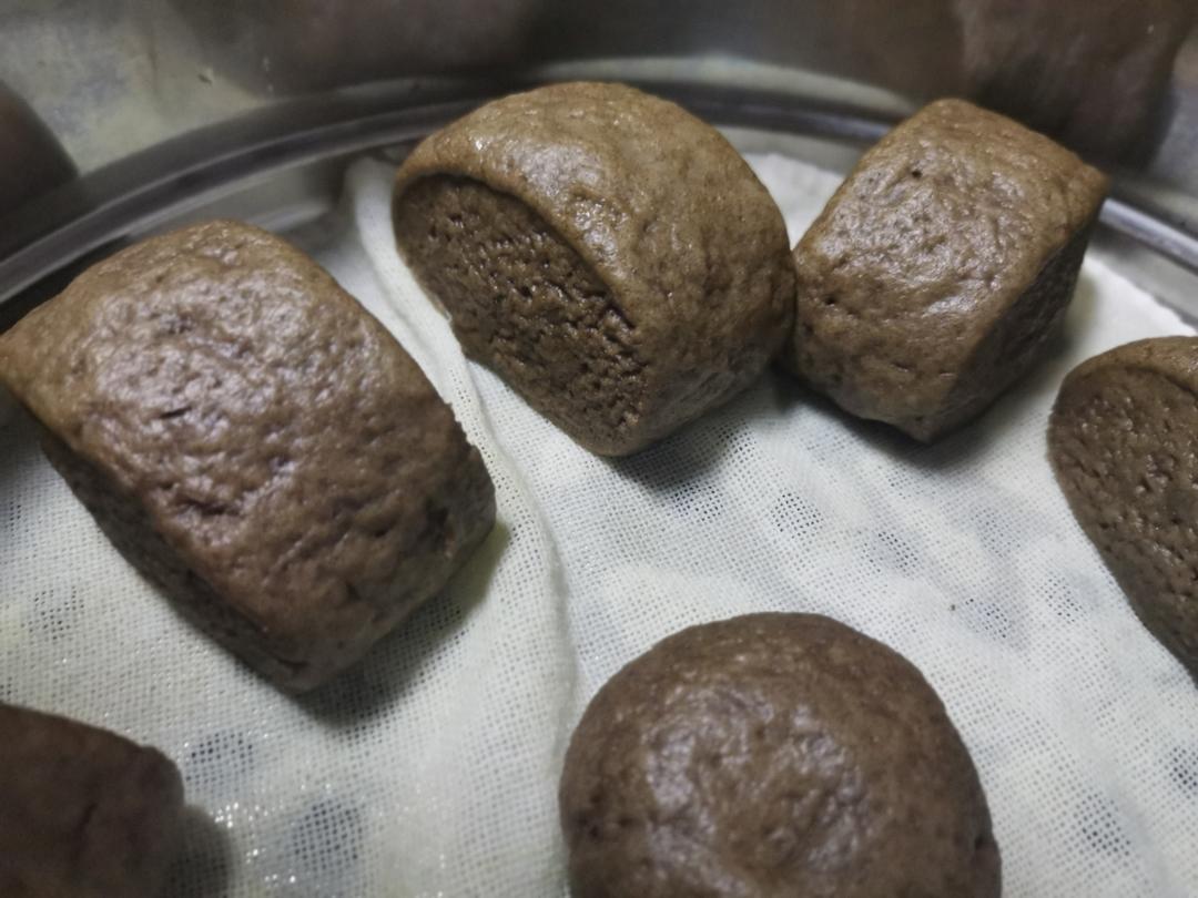 一次醒发，又喧又软，荞麦馒头……