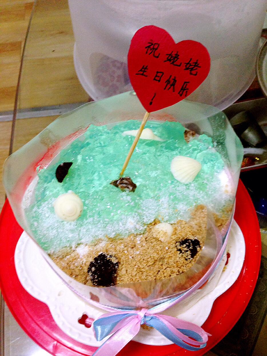 海洋酸奶慕斯蛋糕