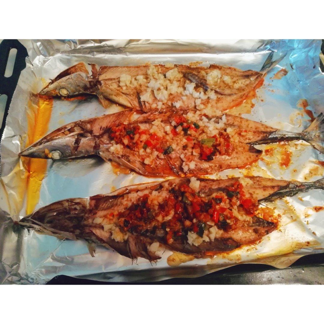 香烤孜然秋刀鱼