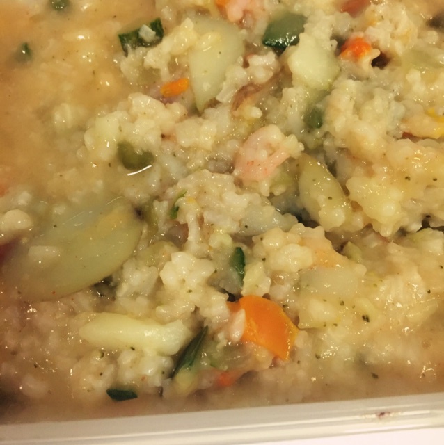 蔬菜虾仁粥