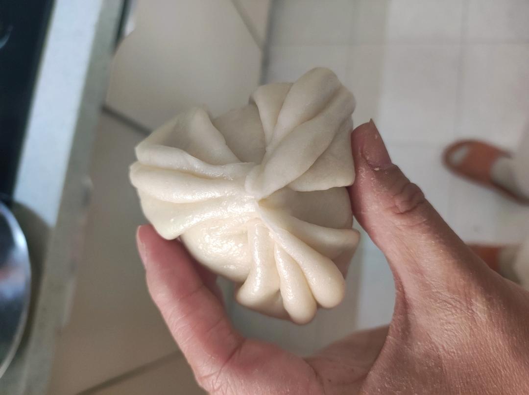 念念不忘的软糯黑米（紫糯米）馅糖三角、馒头包子、发面饼（一次发酵）
