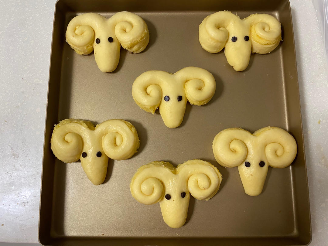 羊羊羊 🐏 椰蓉小面包、一次就成功‼️