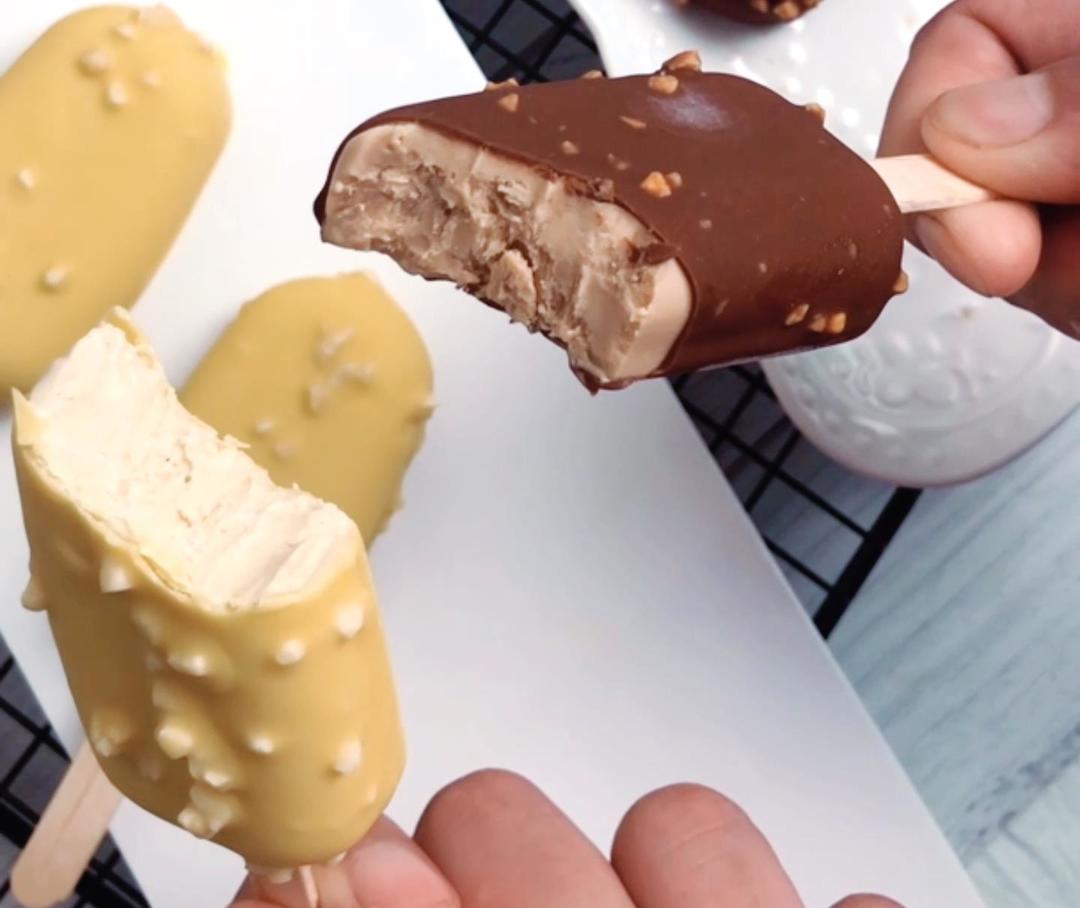 火爆网络的梦龙脆皮雪糕，在家随手就能做！的做法