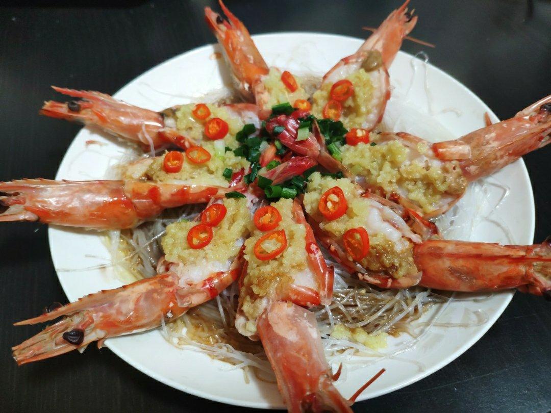 蒜蓉粉丝蒸虾