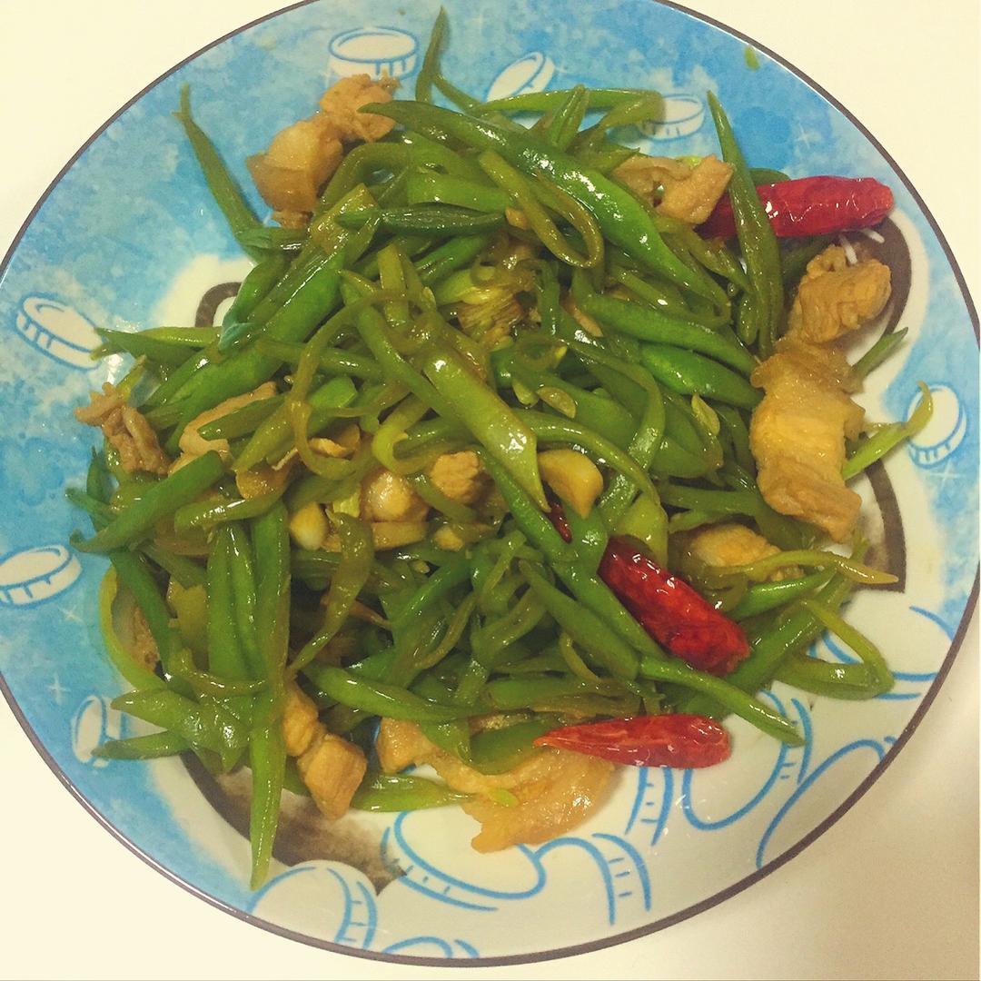 扁豆丝炒肉