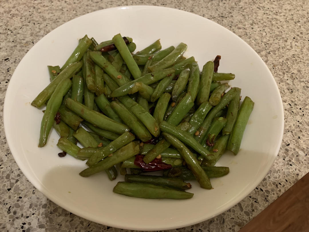 家常小炒四季豆