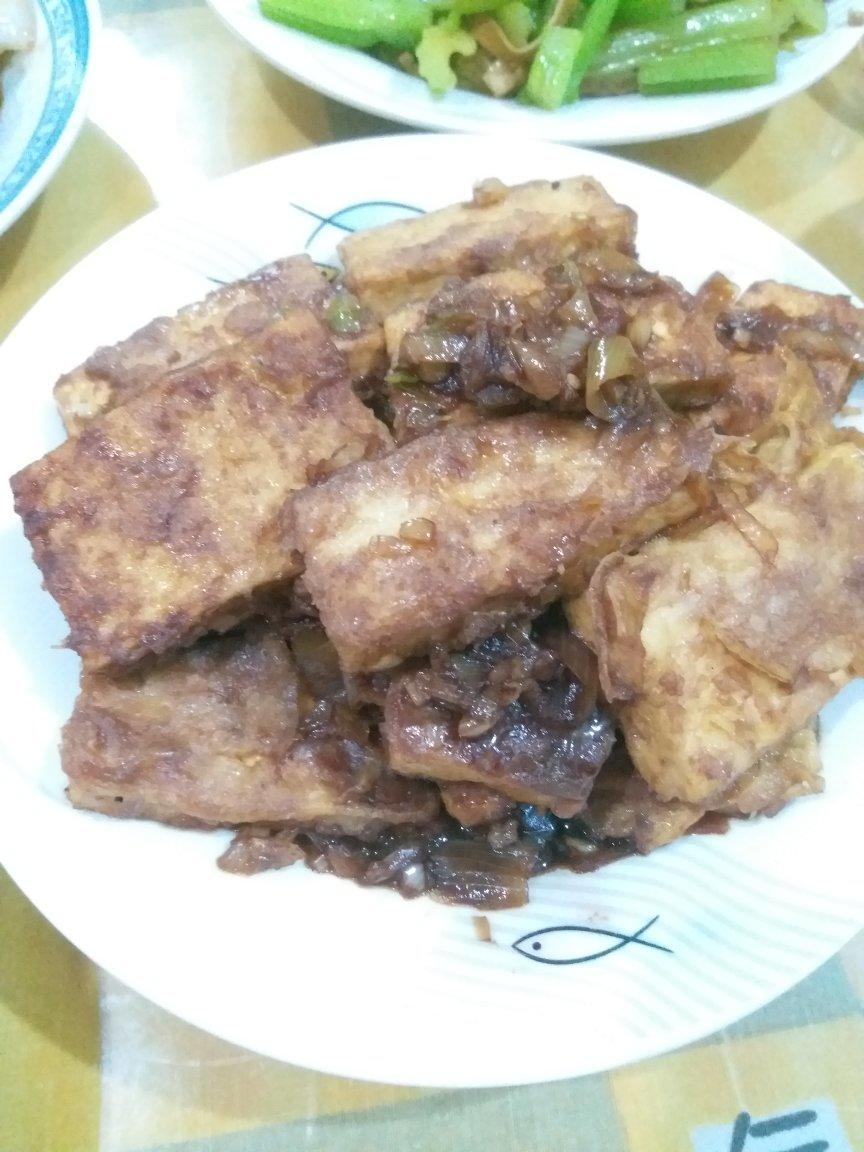 虾皮锅塌豆腐 （鲁菜）