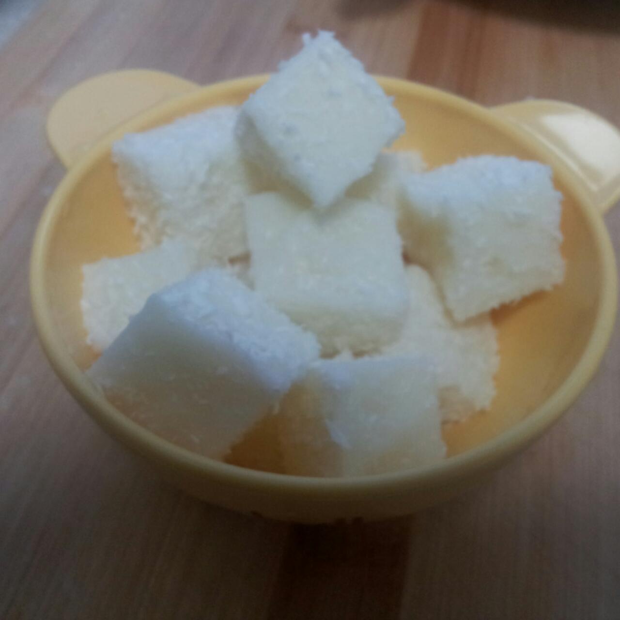 椰蓉牛奶小方
