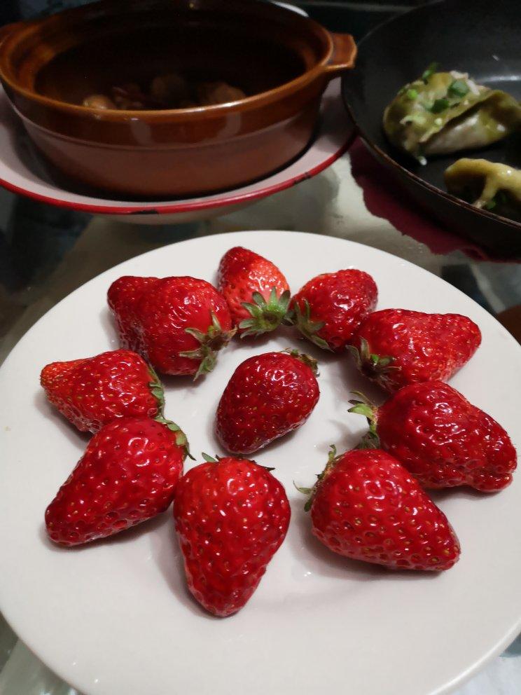 鲜草莓的清洗技能🍓🍓