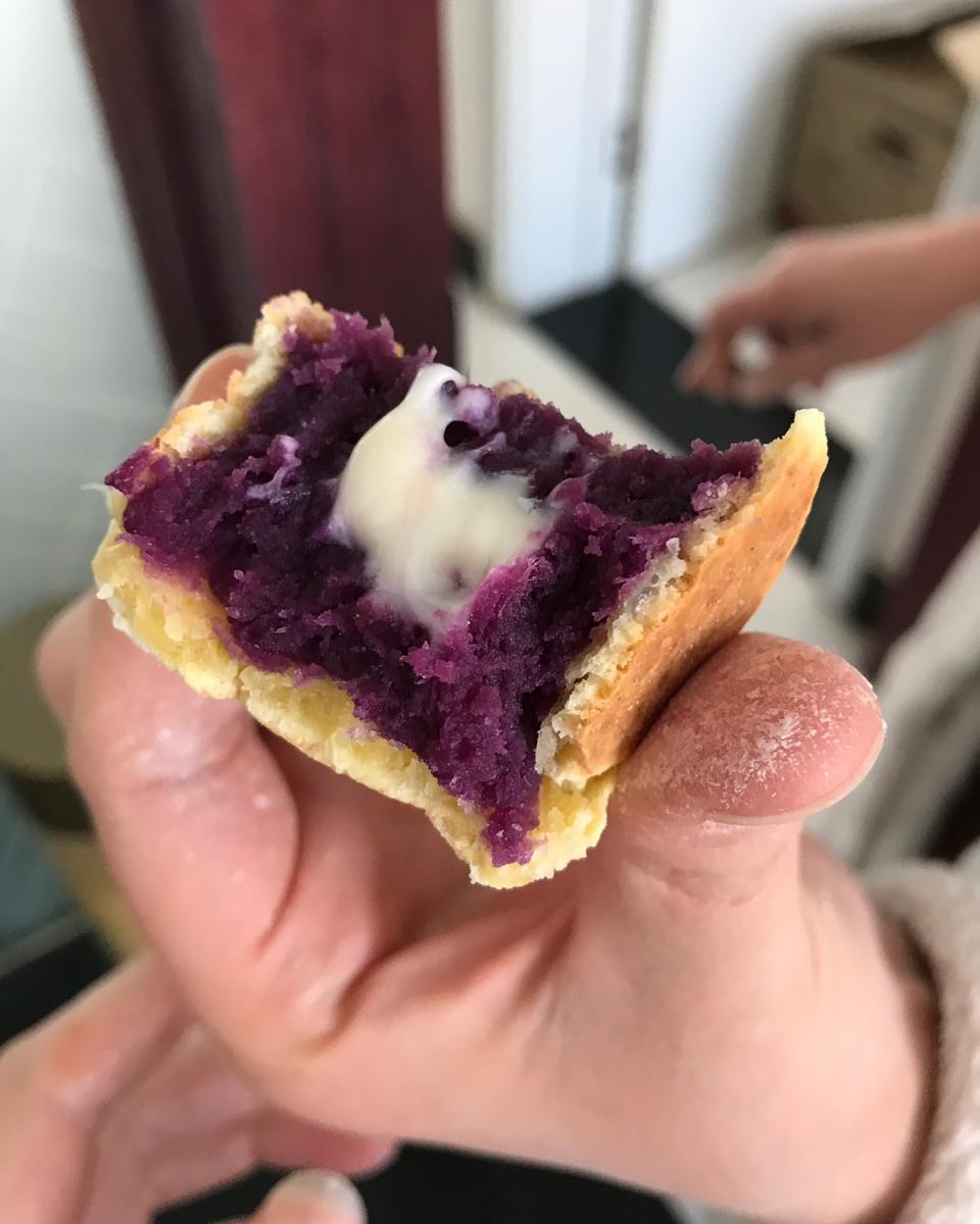 【爆浆紫薯仙豆糕】