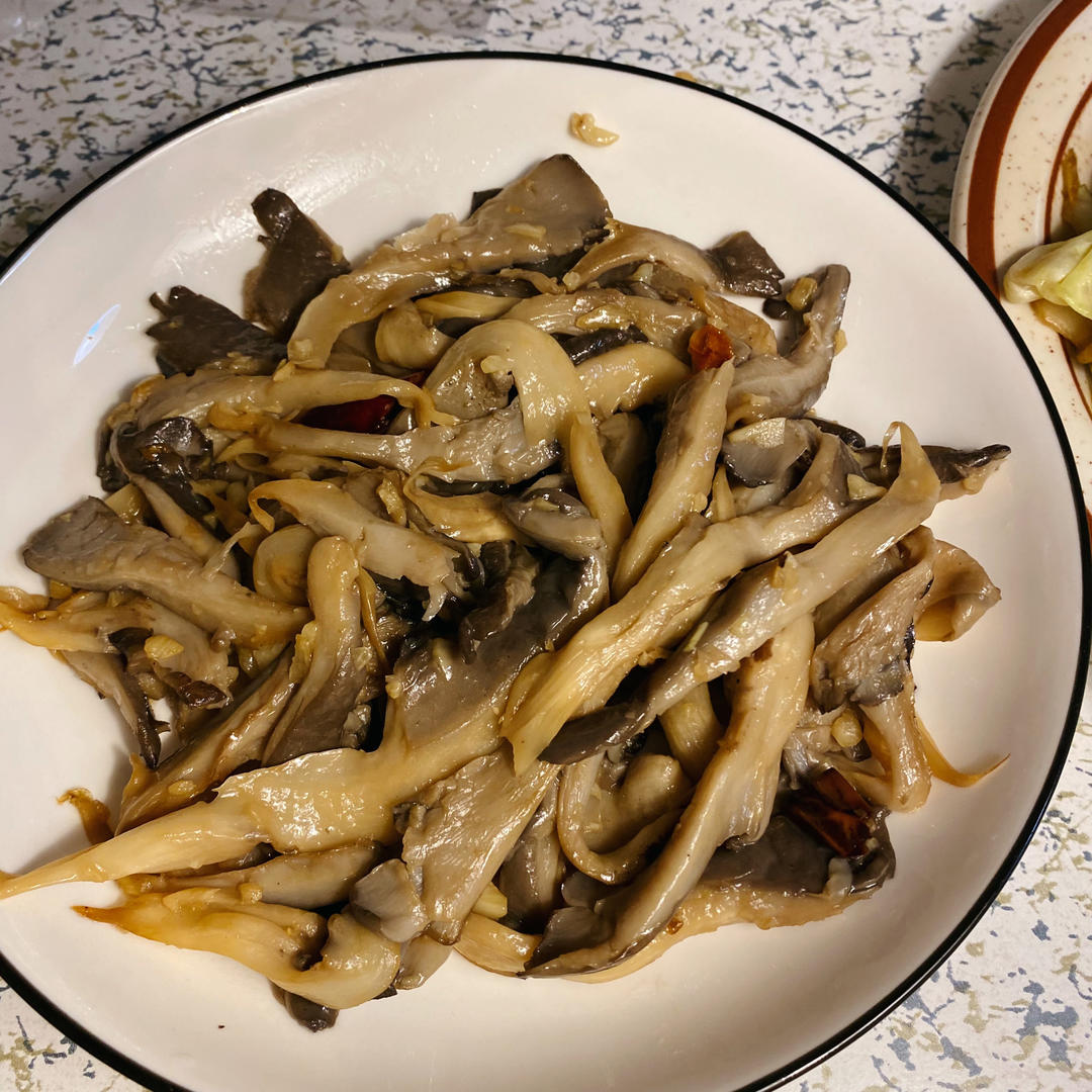 素炒平菇