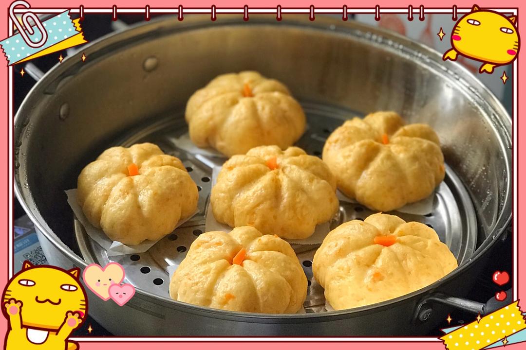 奶香南瓜馒头！我很喜欢！