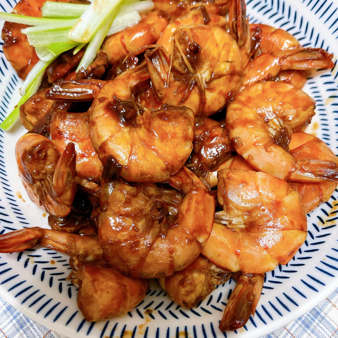 10分钟快手❗️油焖大虾好吃到舔盘，巨简单