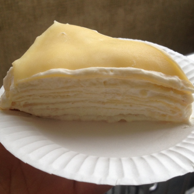 榴莲千层蛋糕（stratiform cake）