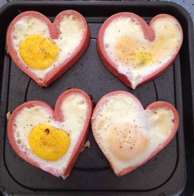 dassjx做的心形煎鸡蛋