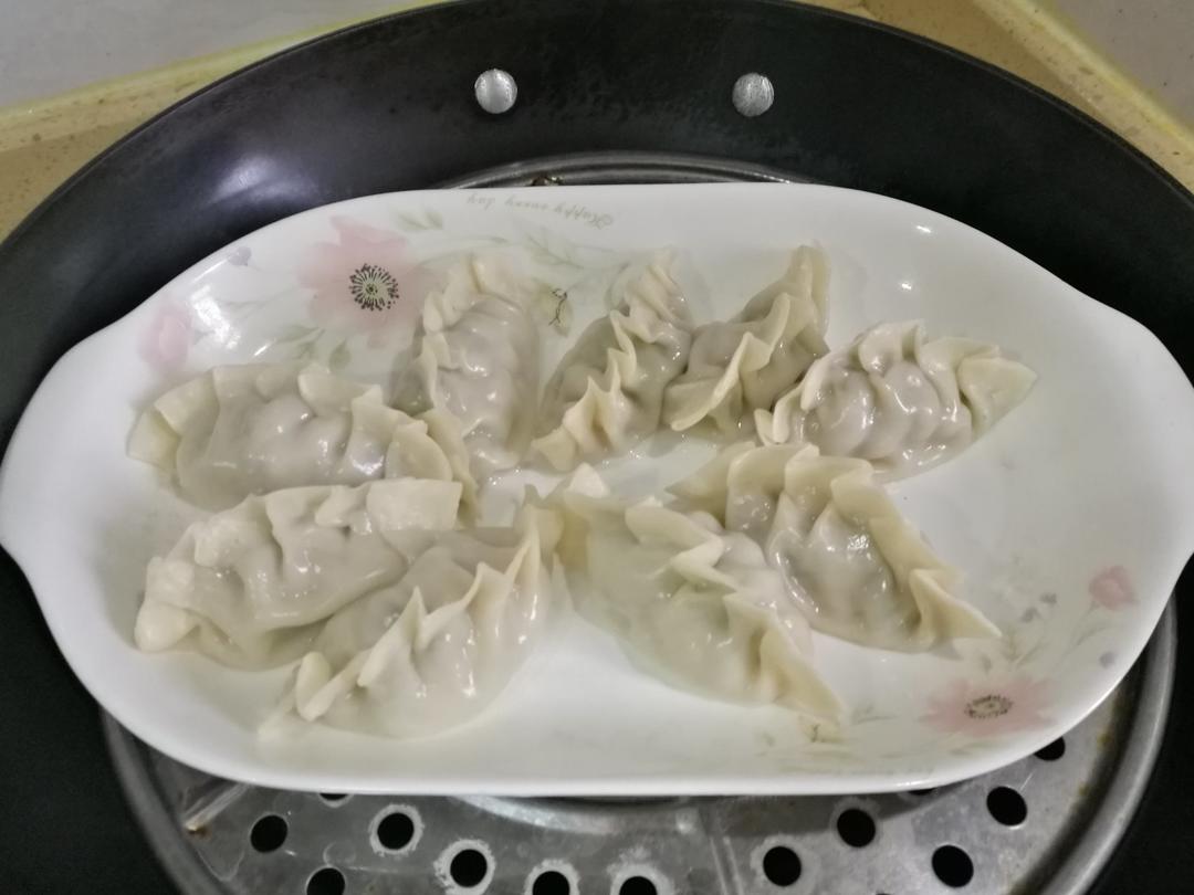 四季豆香菇猪肉饺子