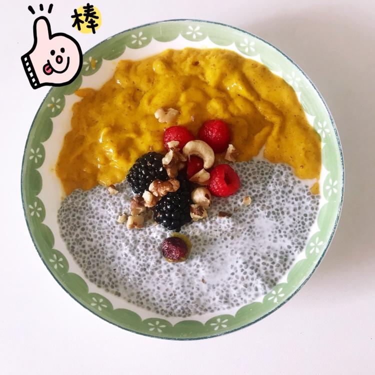 芒果奇亚籽布丁