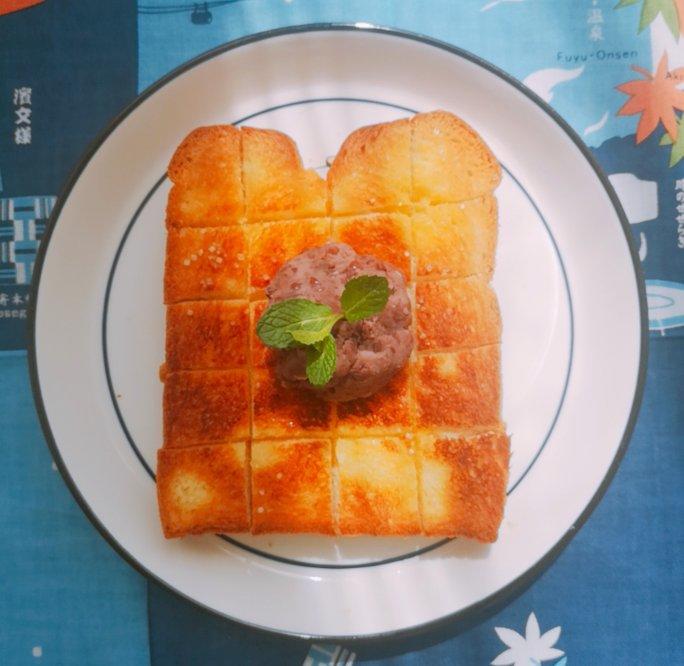 黄油砂糖吐司片