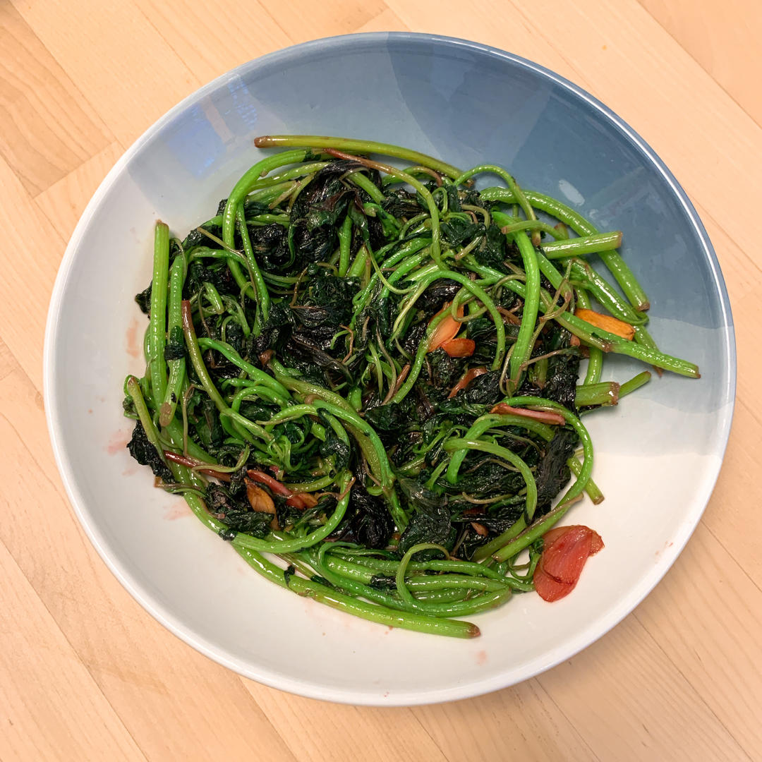 家常快手菜♨️蒜炒苋菜