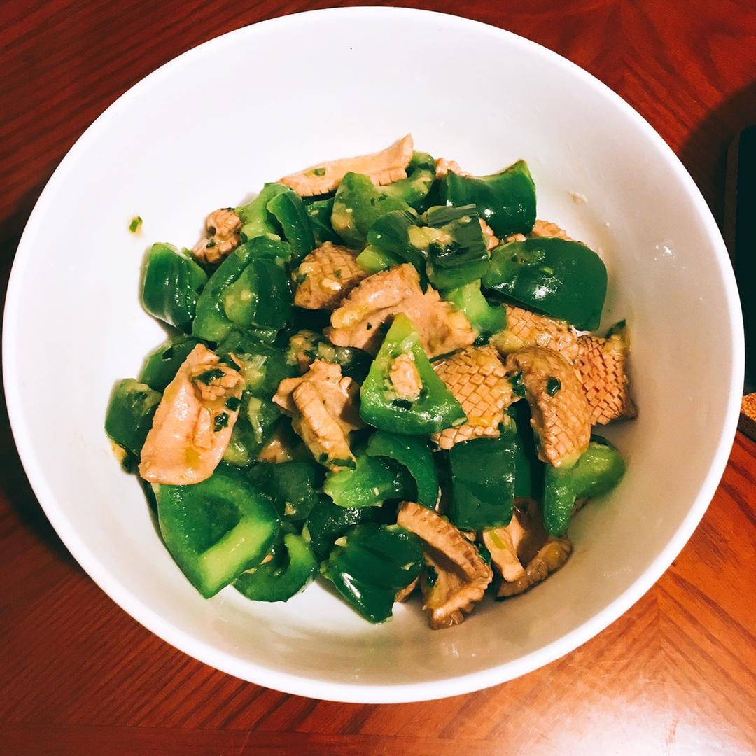 青椒炒腰花