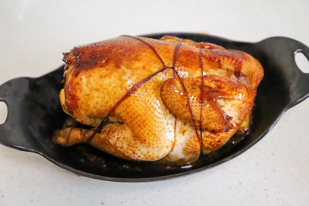 苹果和鸡肉的碰撞！一款超级美味的蜂蜜黄油烤鸡