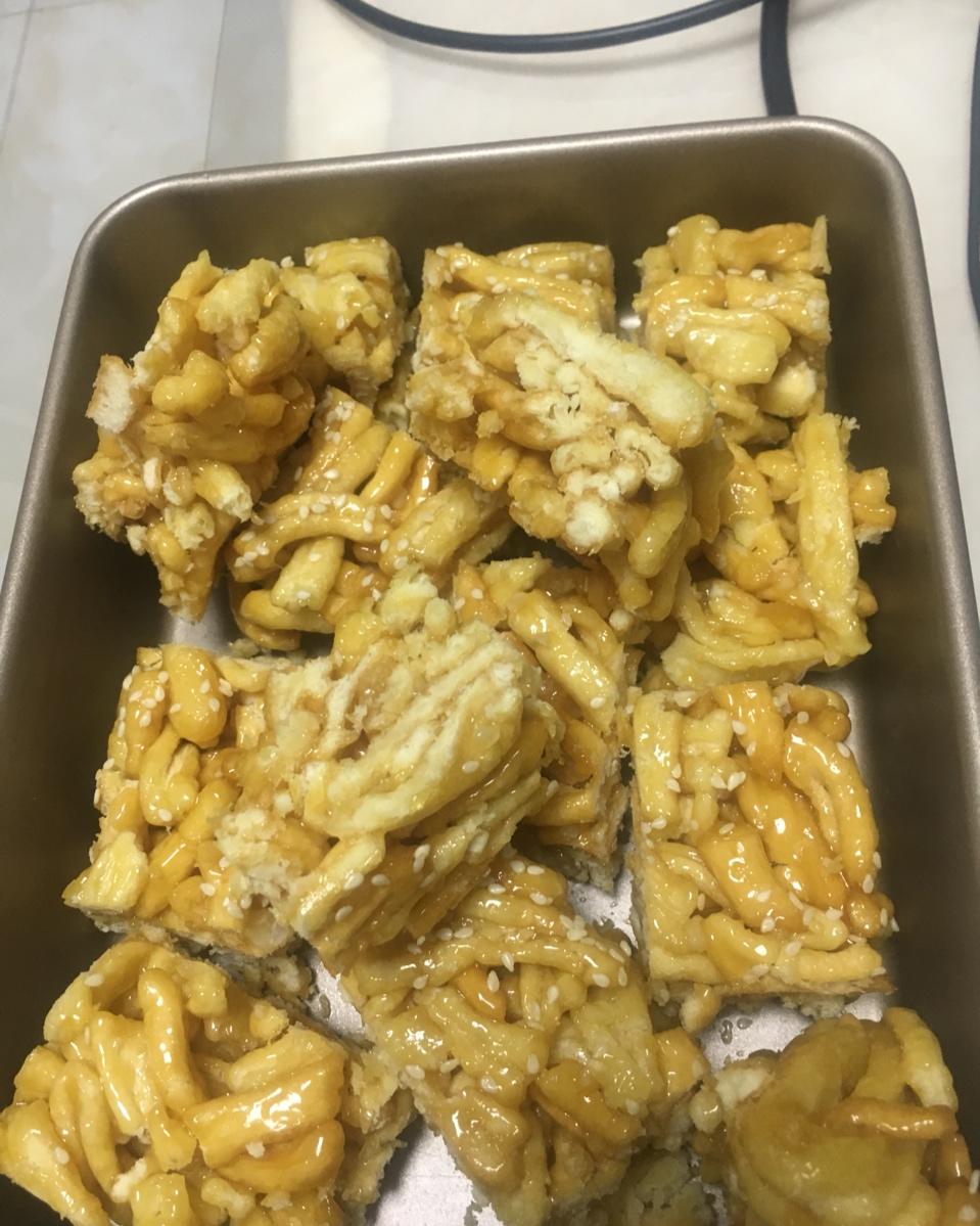 松软的鸡蛋沙琪玛