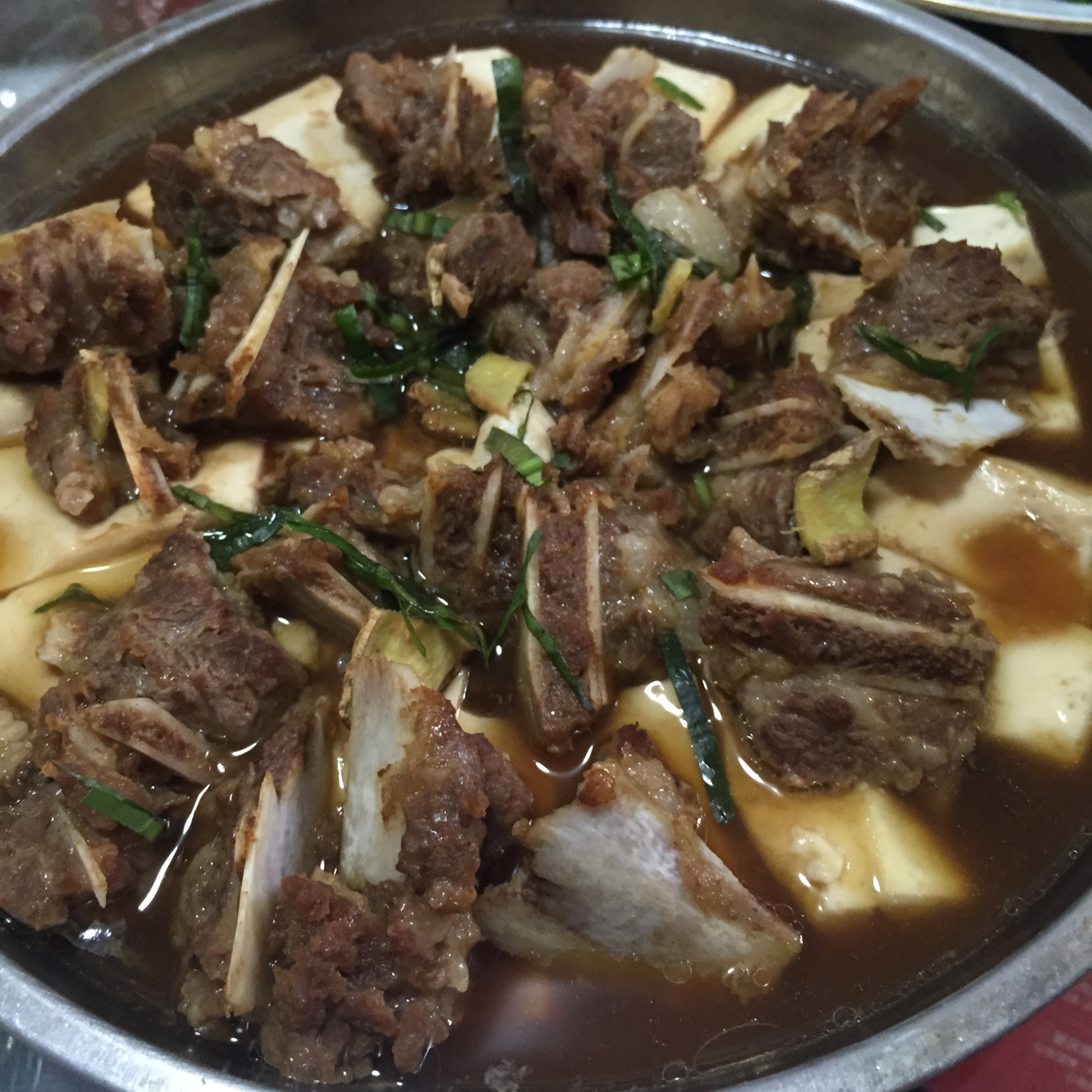 排骨蒸豆腐