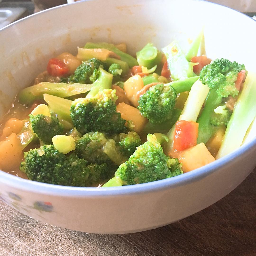 咖喱椰浆海鲜煲 【东南亚风味】