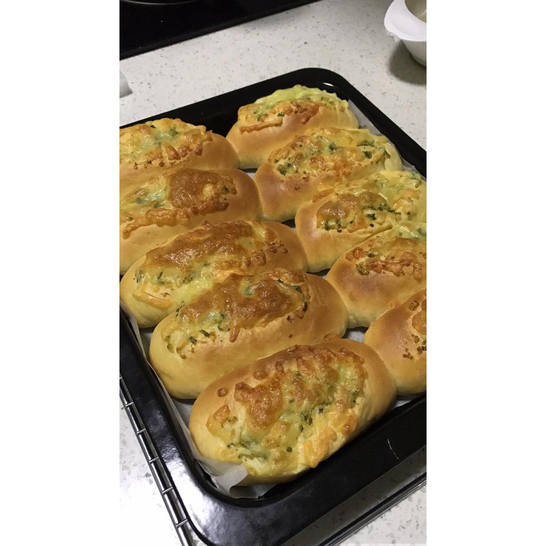 香葱芝士面包条
