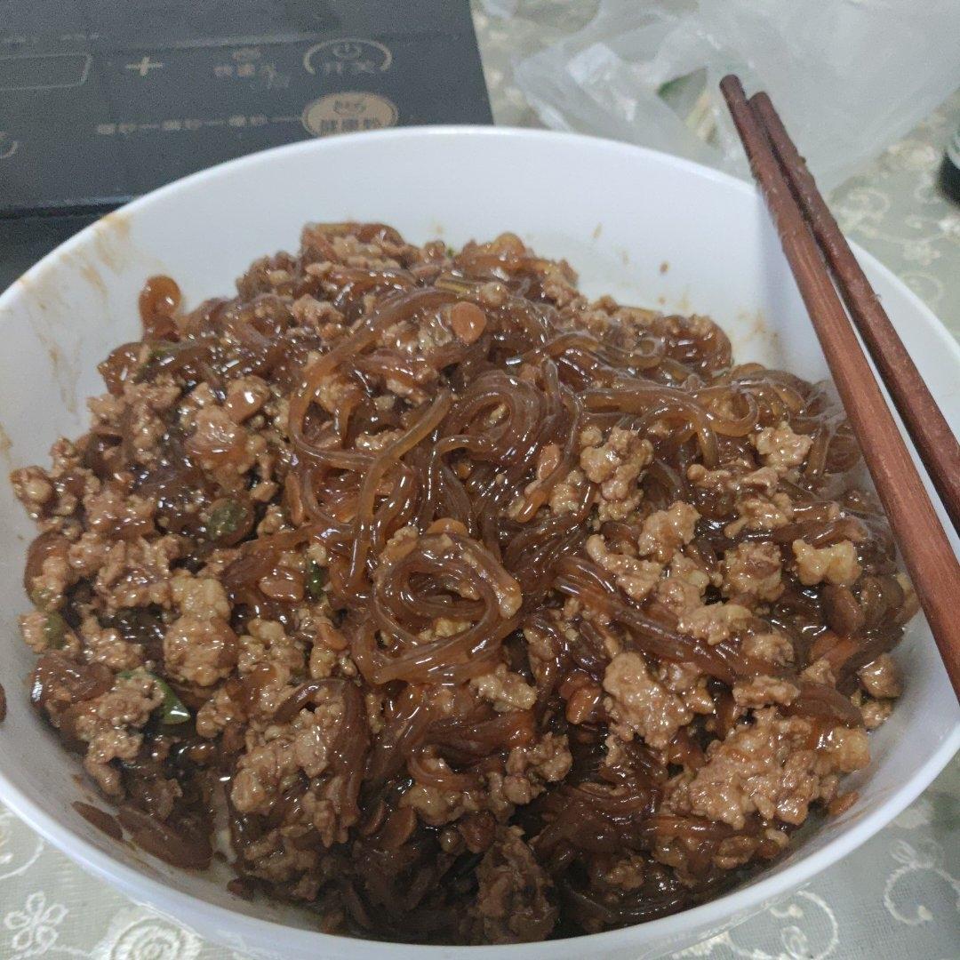 蚂蚁上树(肉末炒粉丝)超下饭‼️十分钟搞定