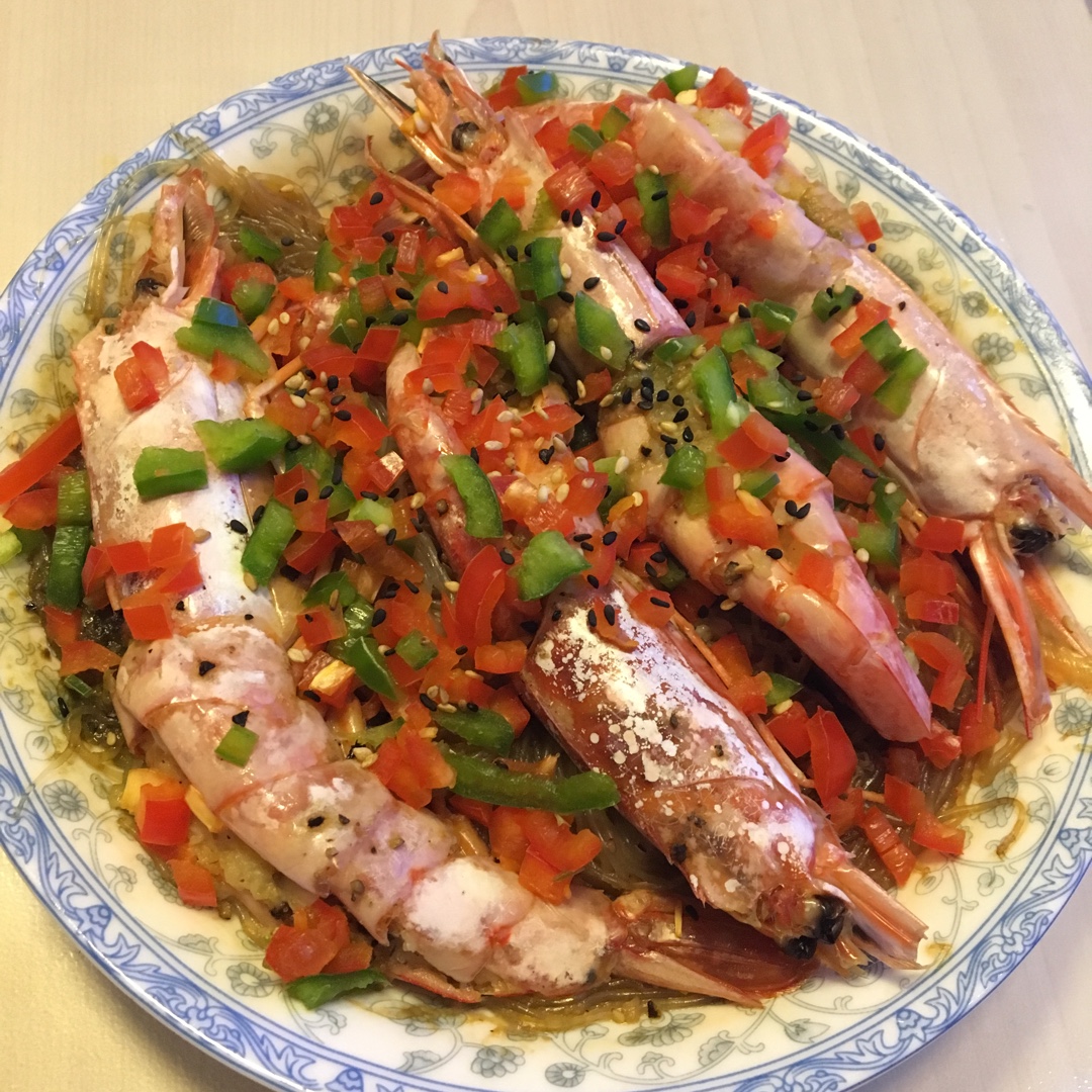蒜蓉粉丝蒸大虾
