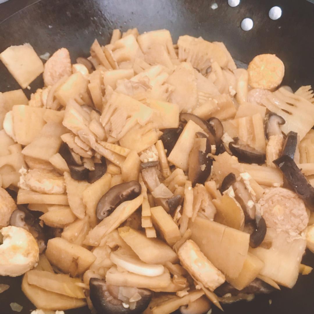 春三鲜（香菇春笋玉子豆腐）