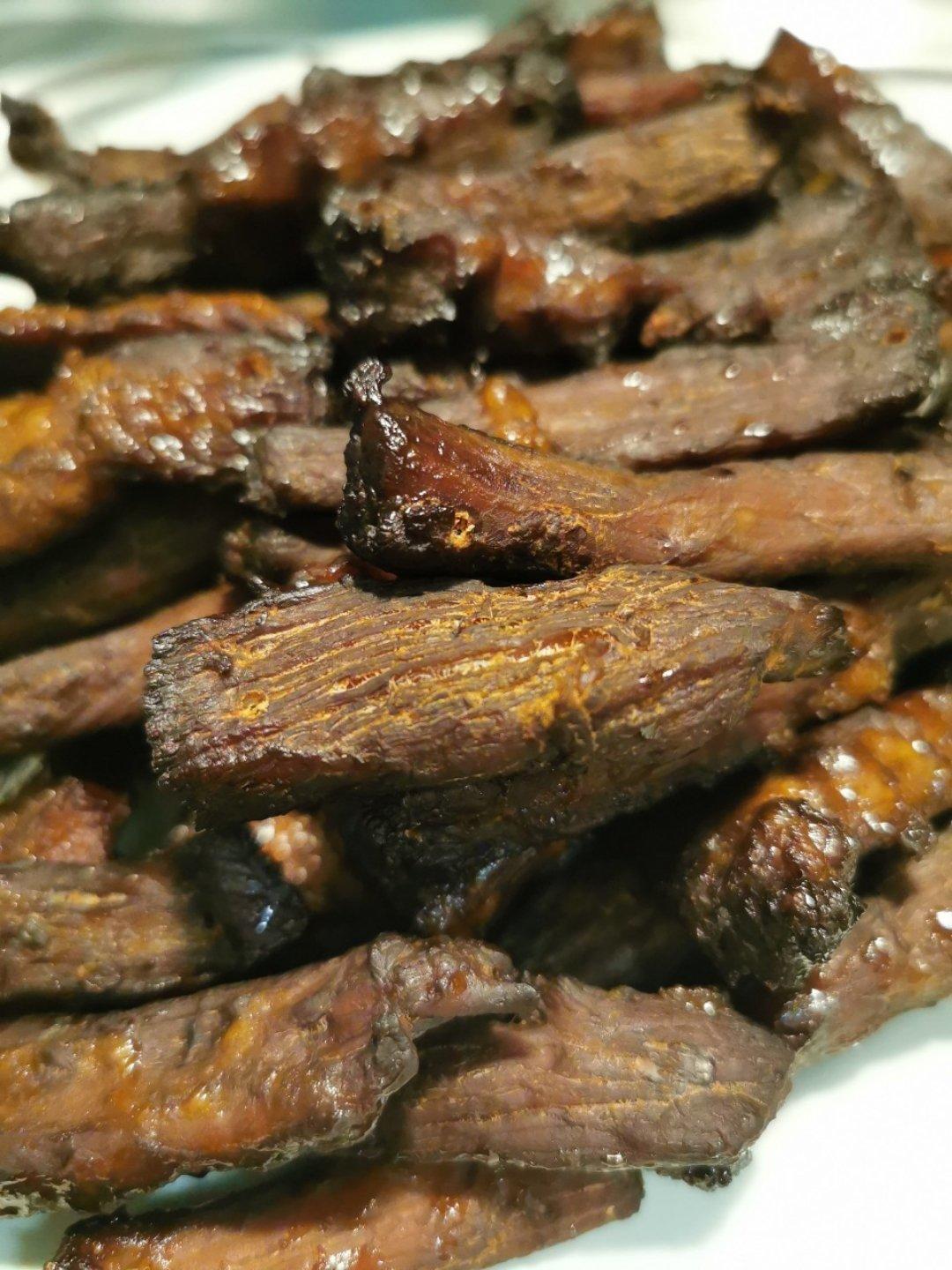 自制无添加风干牛肉干