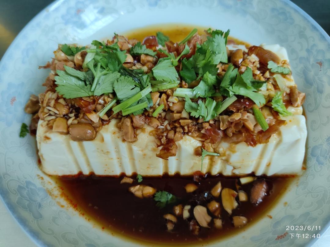好吃的凉拌内酯豆腐