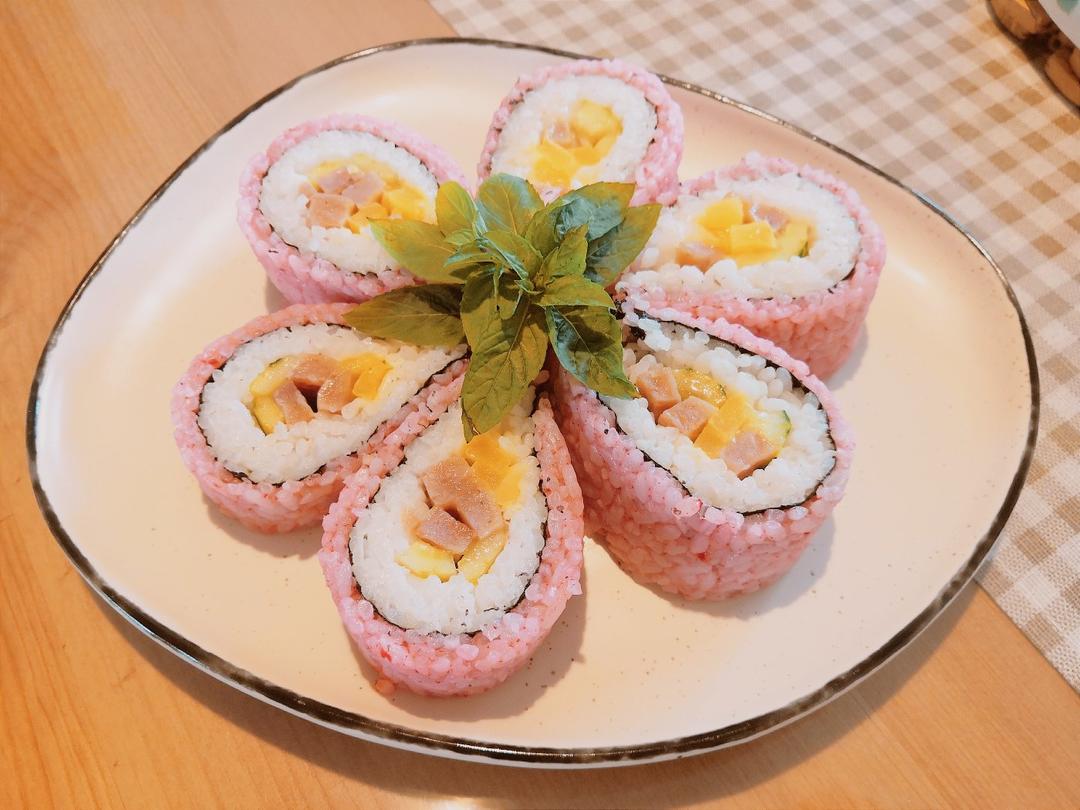 请叫我陶喵喵做的樱花寿司