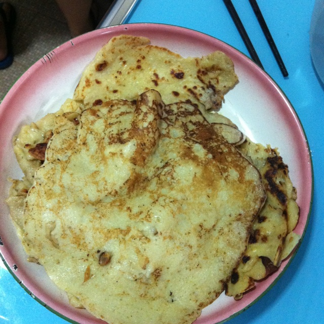 香蕉蛋奶煎饼
