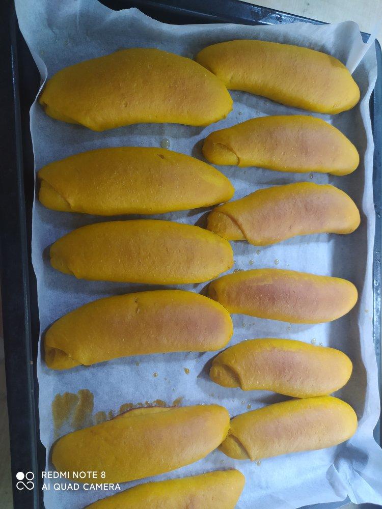 超软的南瓜奶棒面包（采用君之的配方）