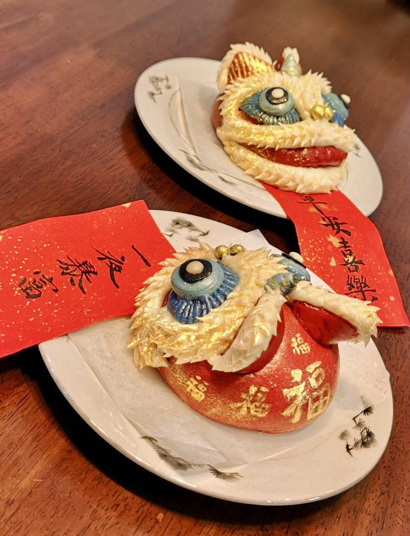 🧨国潮来袭｜醒狮馒头