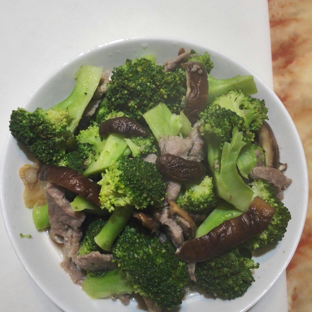 蓝瘦香菇
（西蓝花瘦肉炒香菇）