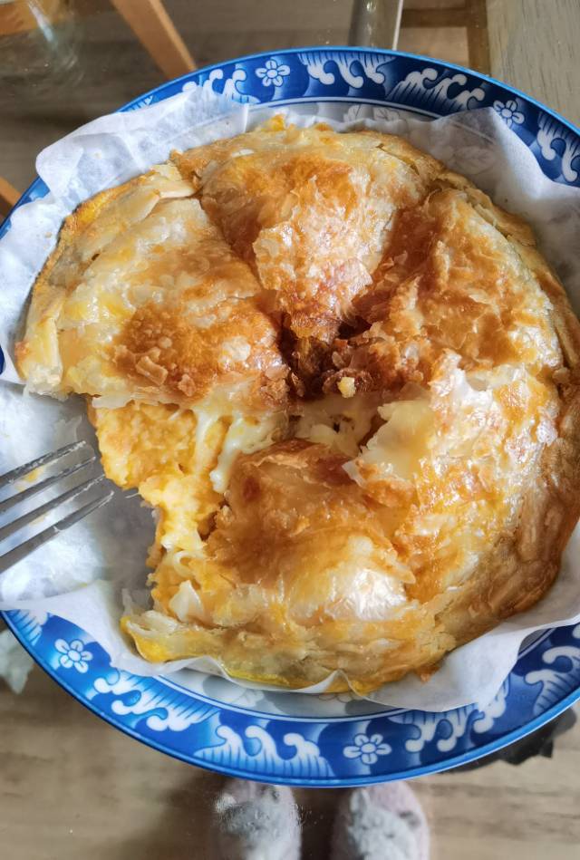 红薯芝士手抓饼披萨