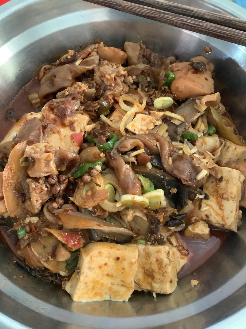 🔥🐟无敌下饭的家常烧鱼籽（干锅鱼杂）🍚🥤