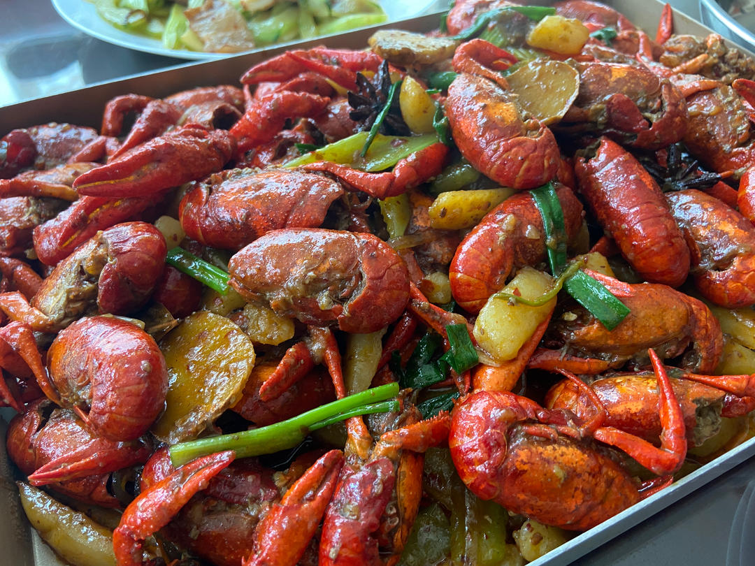 香辣小龙虾（用火锅底料）