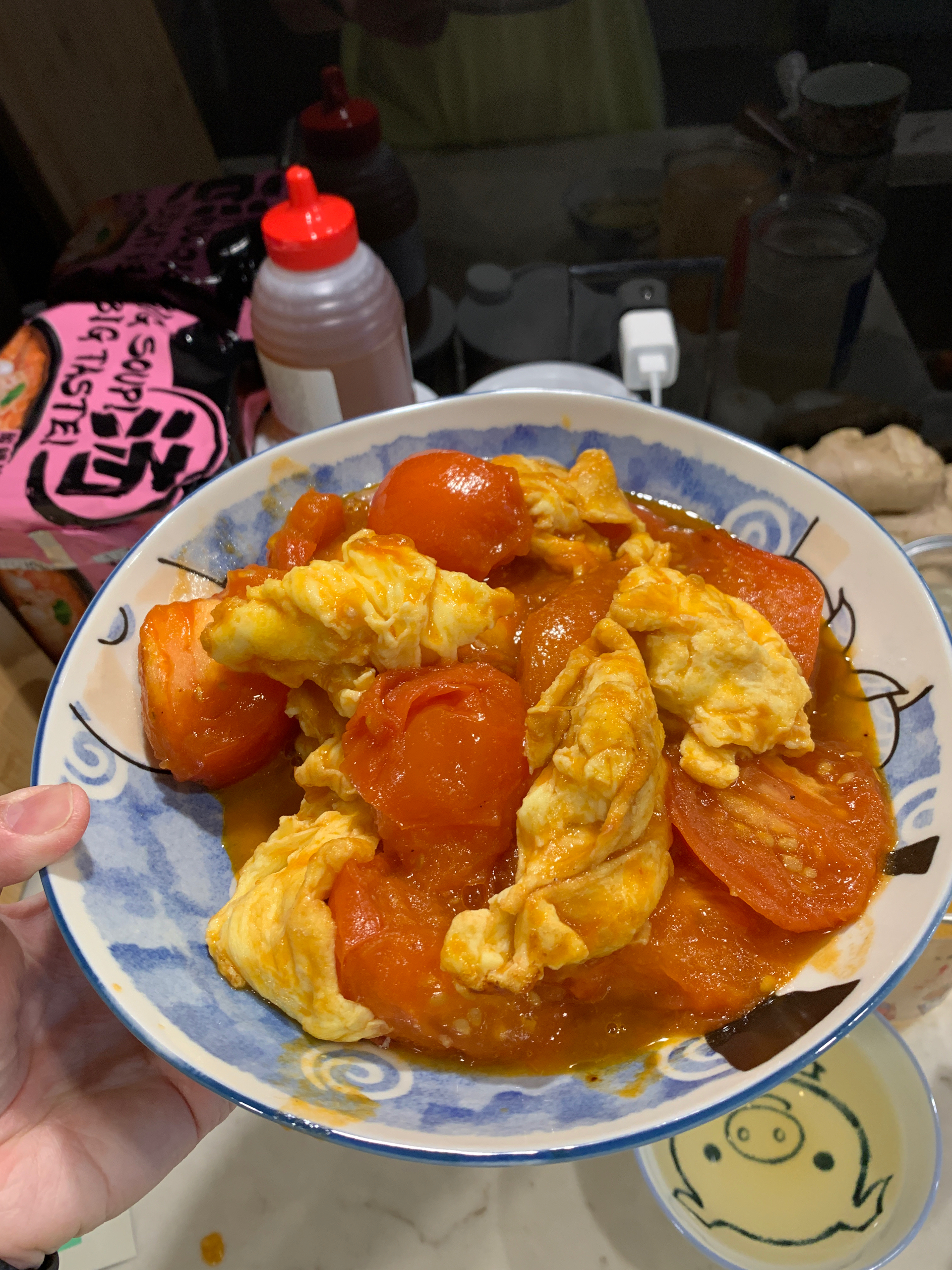 西红柿炒蛋番茄酱版的做法
