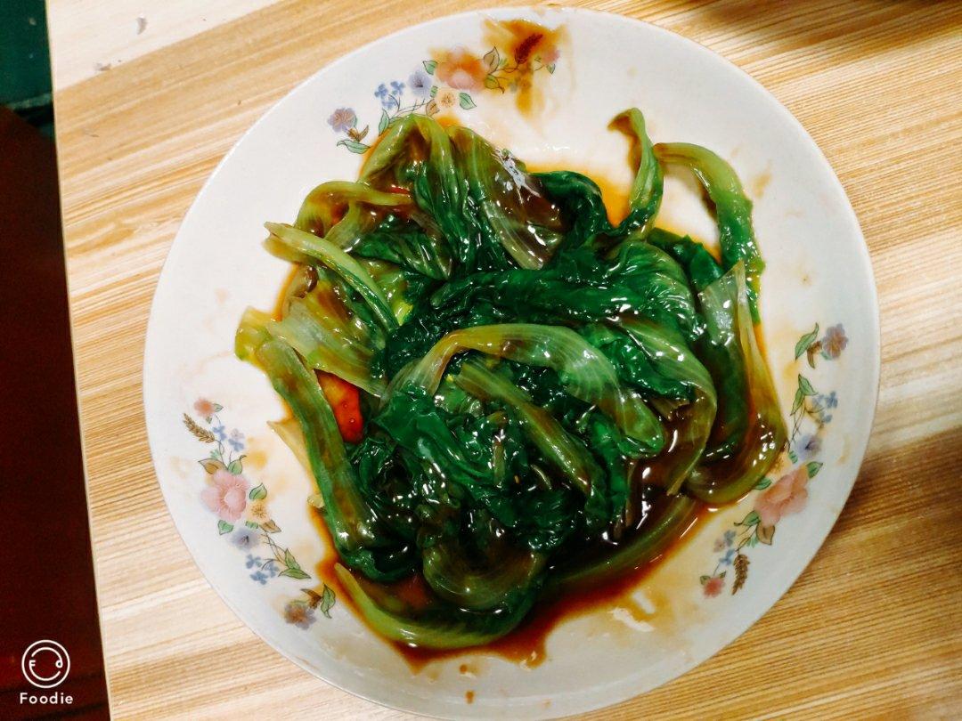 蚝油生菜（瘦身苦逼极致简约版）