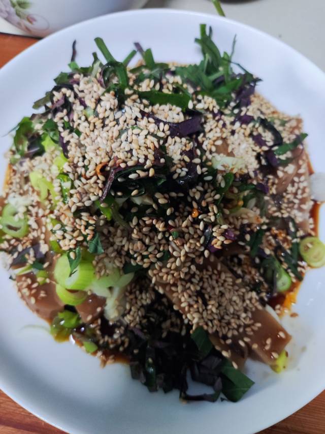 凉拌米豆腐