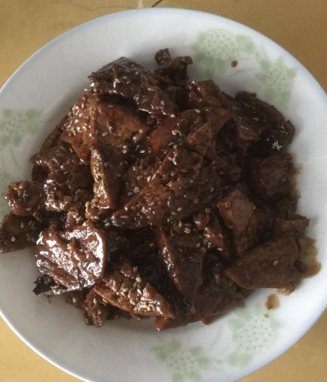 蜜汁豆干