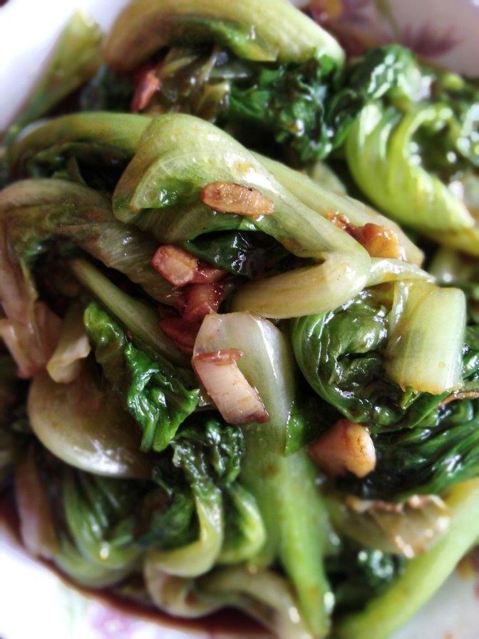 减肥餐蚝油炒生菜