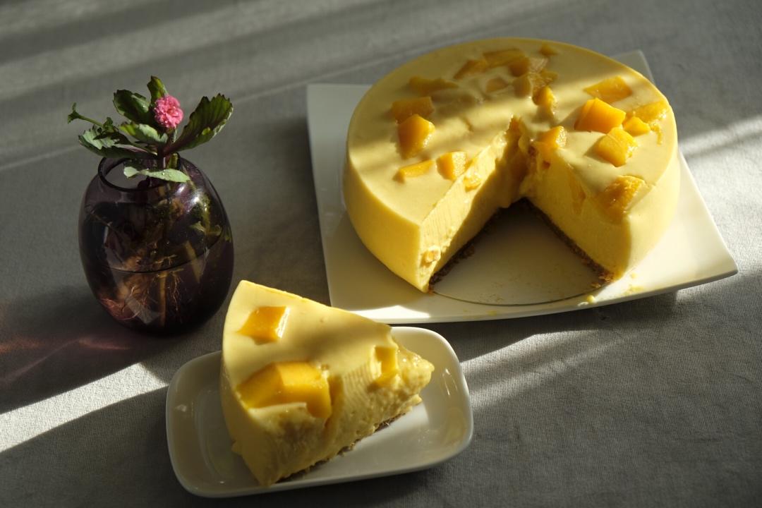 ㊙️无需烤箱❗️零失败芒果酸奶慕斯❗️入口即化