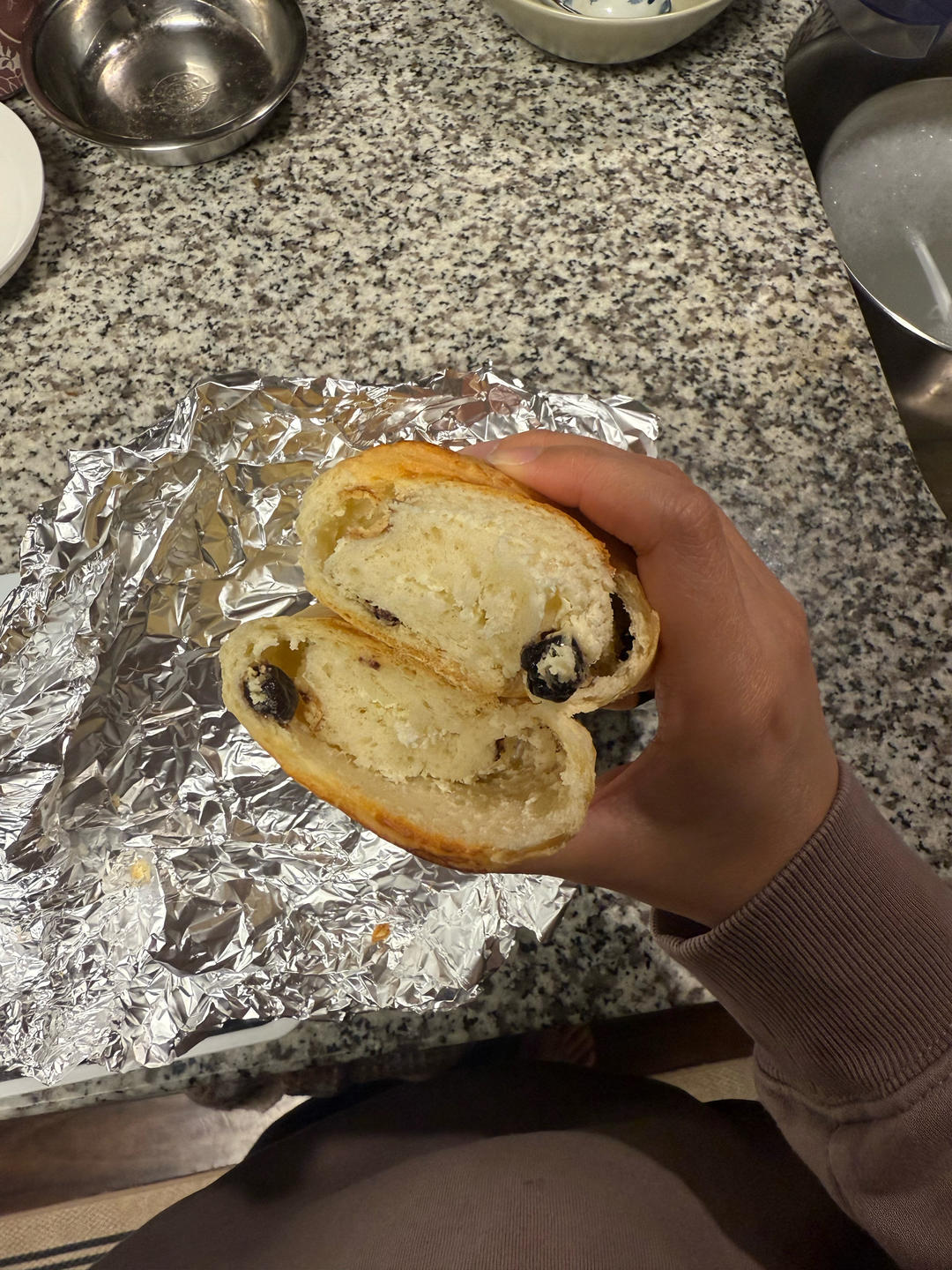 内心柔软的蔓越莓芝士软欧包